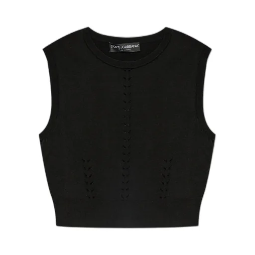 Cropped Knitted Top