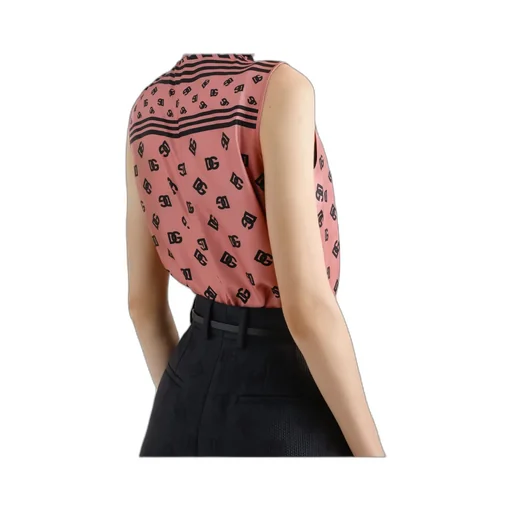 Logo-Print Blouse