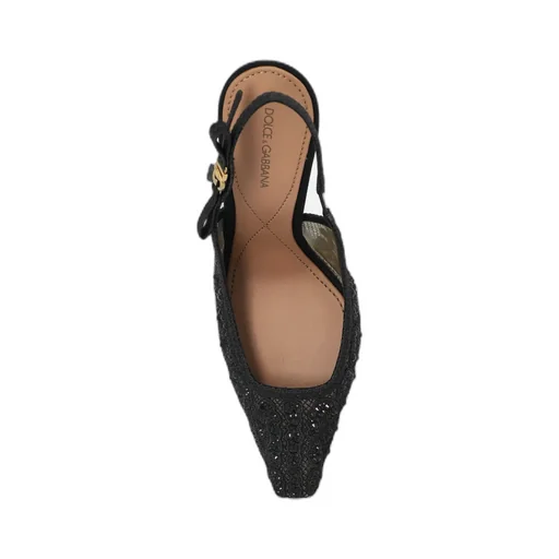 Lace Slingback Pumps