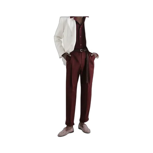 Folded Edge Trousers