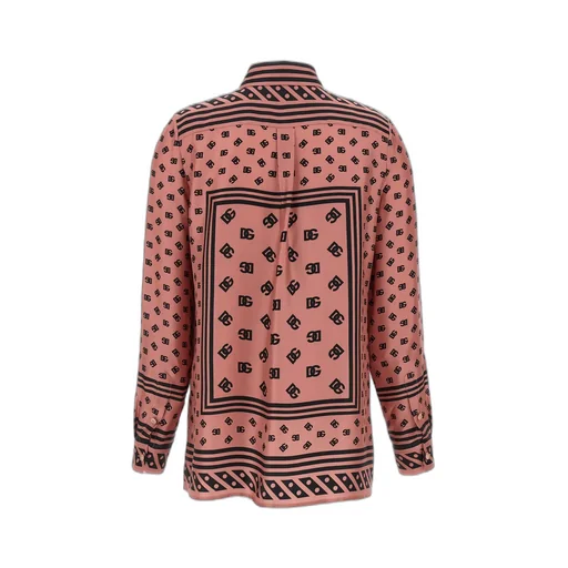 All-Over Dg Logo Scarf Printed Shirt