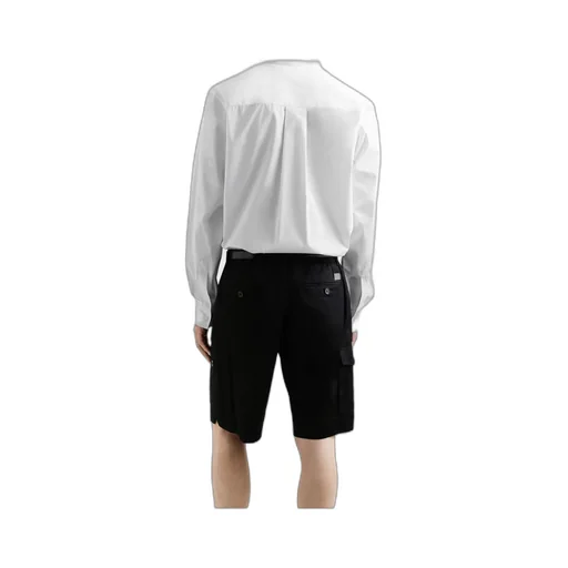 Mandarin Collar Long Sleeved Shirt