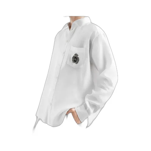 Heraldic Patch Long-Sleeved Shirt