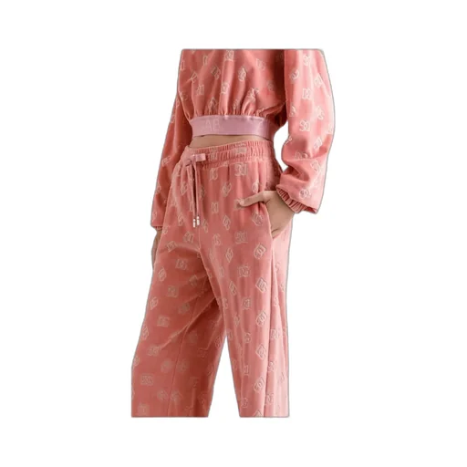 Dg Jacquard Drawstring Pants