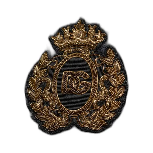 Heraldic Emblem Double-Breasted Tailored Jacket