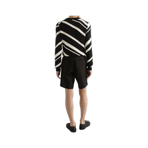 Pleated Bermuda Shorts