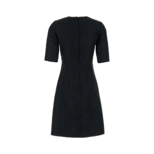 Floral Jacquard Midi Dress