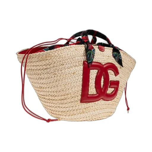 Logo Patch Shopping Bag