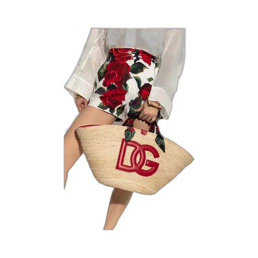 Logo Patch Shopping Bag