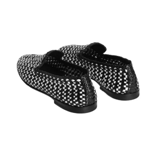 Woven Slip-On Loafers