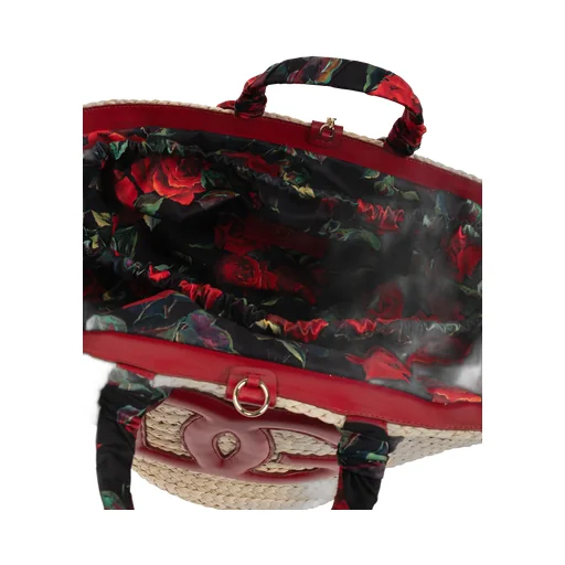 Logo Patch Shopping Bag