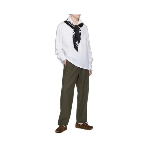 Three-Buttoned Long-Sleeved Shirt