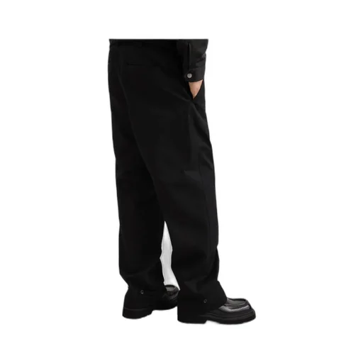 Logo Plaque Straight-Leg Trousers
