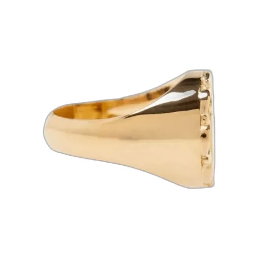 Logo Lettering Signet Ring
