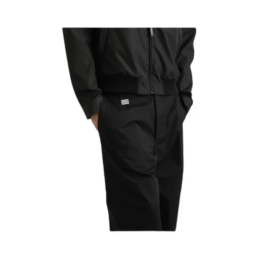 Logo Plaque Straight-Leg Trousers