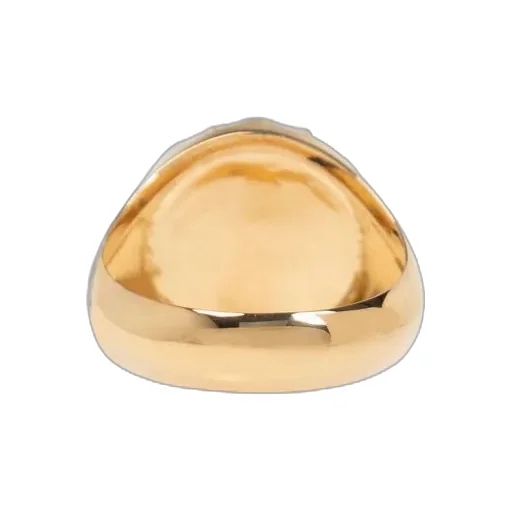 Logo Lettering Signet Ring