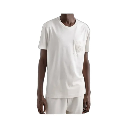 Heraldic Embroidered Crewneck T-Shirt