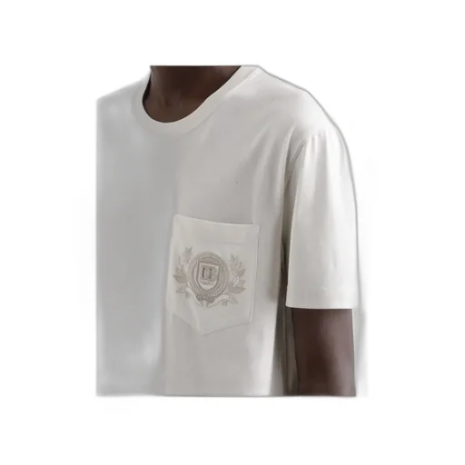 Heraldic Embroidered Crewneck T-Shirt