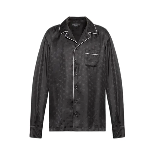 Dg Jacquard Long-Sleeved Shirt