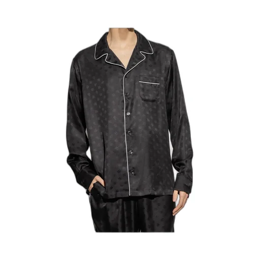 Dg Jacquard Long-Sleeved Shirt