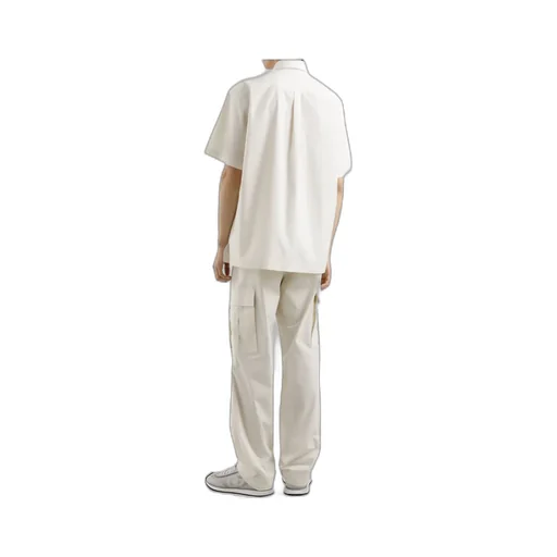 Logo Plaque Poplin Shirt