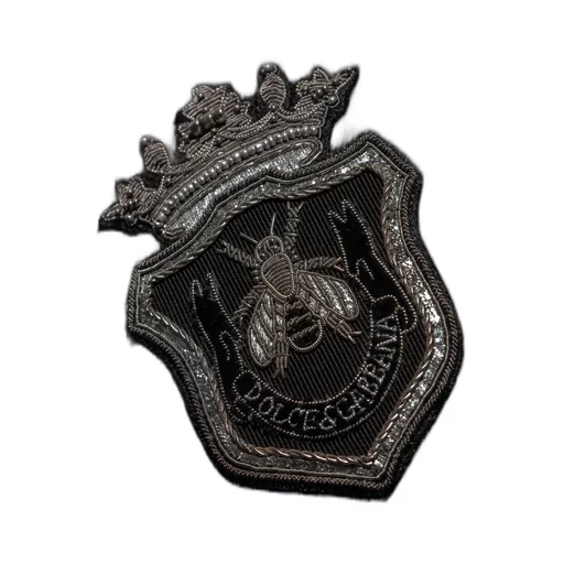 Heraldic Emblem Denim Shirt