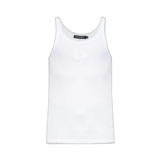 Logo Embroidered Tank Top