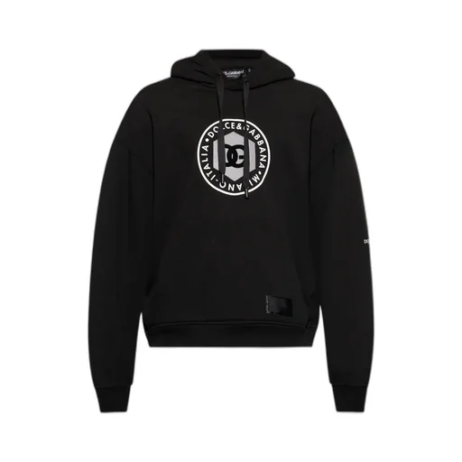 Logo Printed Drawstring Hoodie