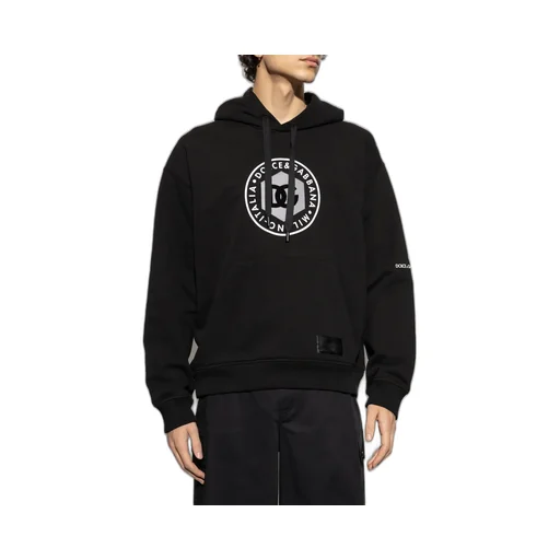 Logo Printed Drawstring Hoodie