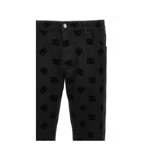 Dg Logo Jacquard Jeans
