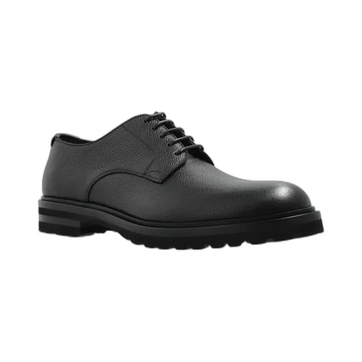 Round Toe Lace-Up Shoes