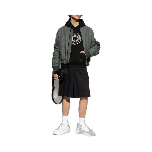 Logo Printed Drawstring Hoodie