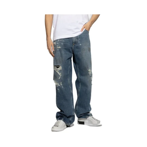Distressed Oversize Jeans