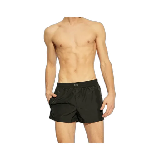 Logo Plaque Swim Trunks