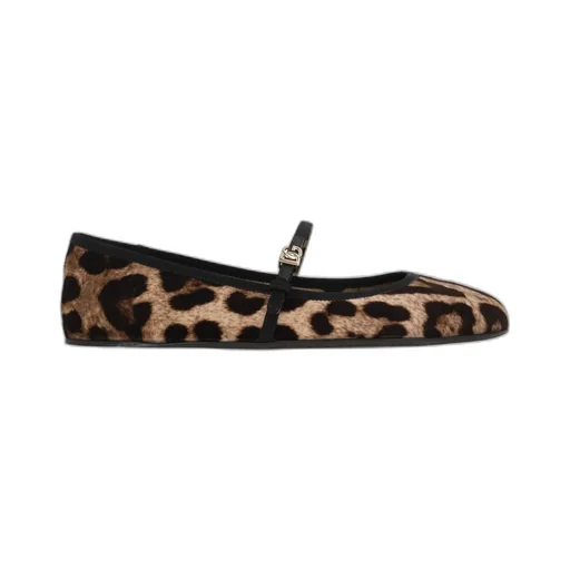 Leopard-Printed Ballerina Flats