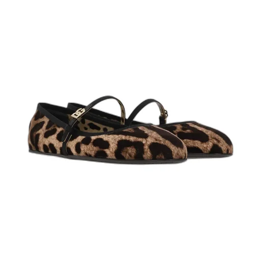 Leopard-Printed Ballerina Flats