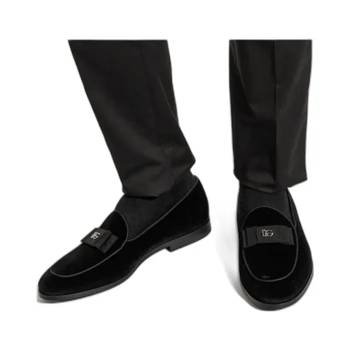 Dg Logo Plaque Loafers