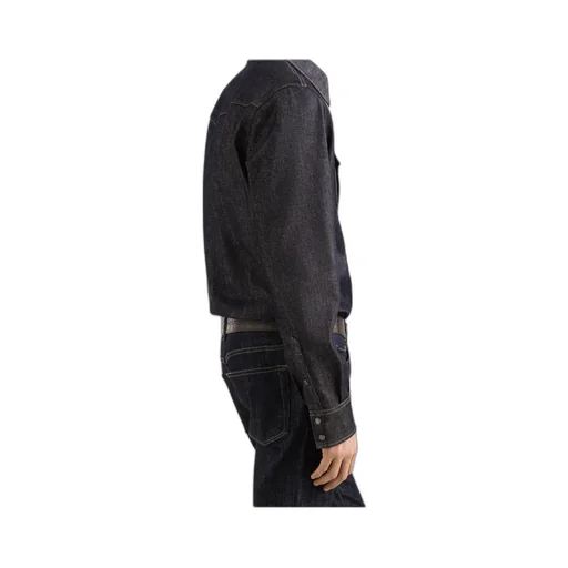 Heraldic Emblem Denim Shirt