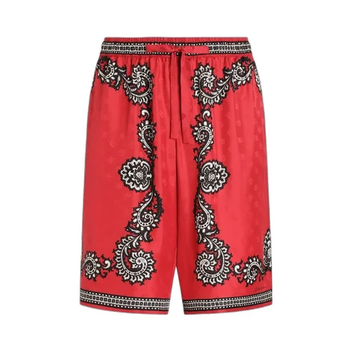 Bandana Printed Bermuda Shorts