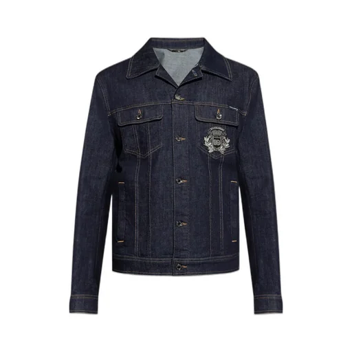 Heraldic Patch Denim Jacket