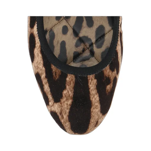 Leopard-Printed Ballerina Flats