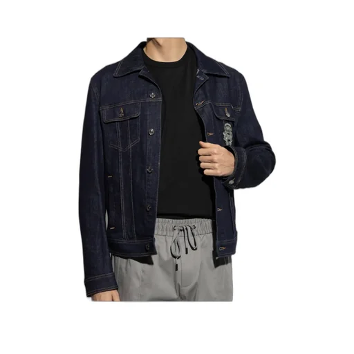 Heraldic Patch Denim Jacket