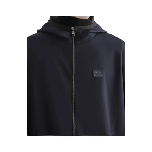 Logo Tag Hooded Jacket