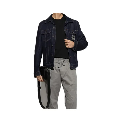 Heraldic Patch Denim Jacket