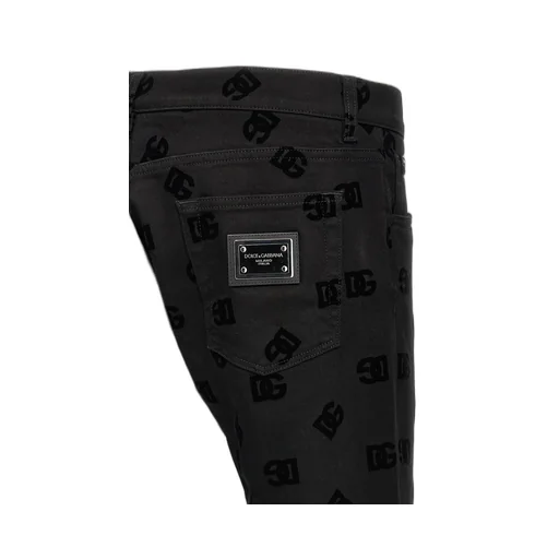 Dg Logo Jacquard Jeans