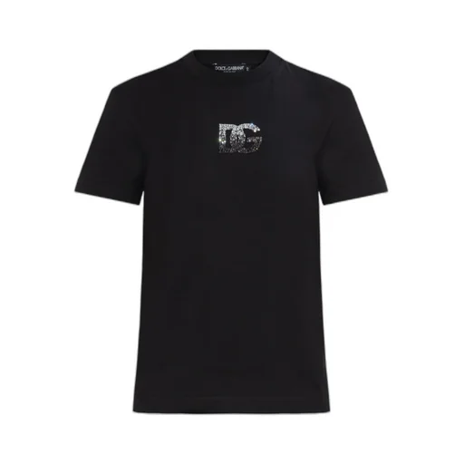 Dg Logo Embellished Crewneck T-Shirt