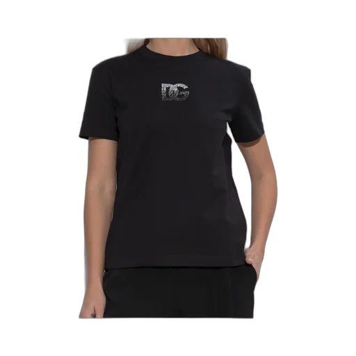 Dg Logo Embellished Crewneck T-Shirt