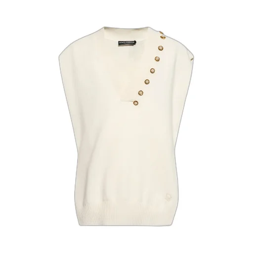 V-Neck Knitted Vest