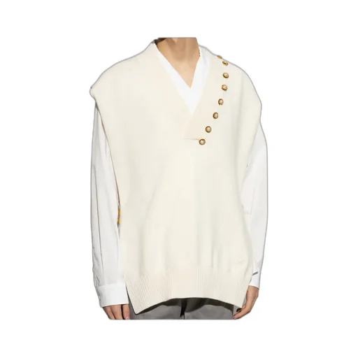 V-Neck Knitted Vest