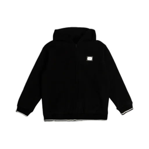 Logo-Printed Zipped Hoodie